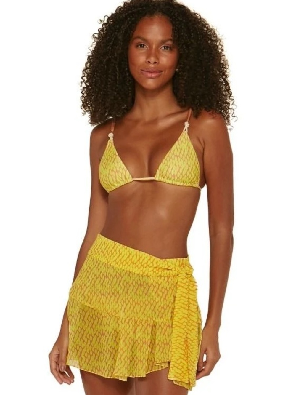 New Vix Mamba Diane Cover-up Wrap Skirt In Multi
